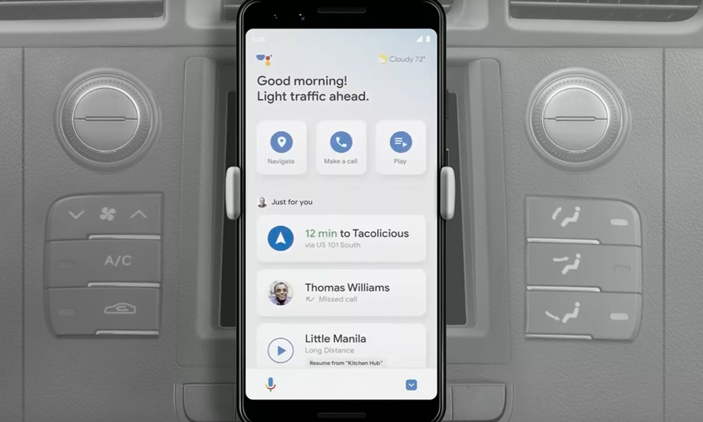 Google Assistant Driving Mode começa a chegar ao Android